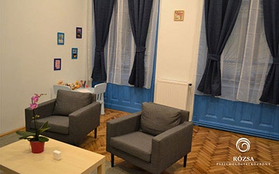 Kék szoba - Kiadó terápiás szoba - Rózsa Pszichológiai Központ