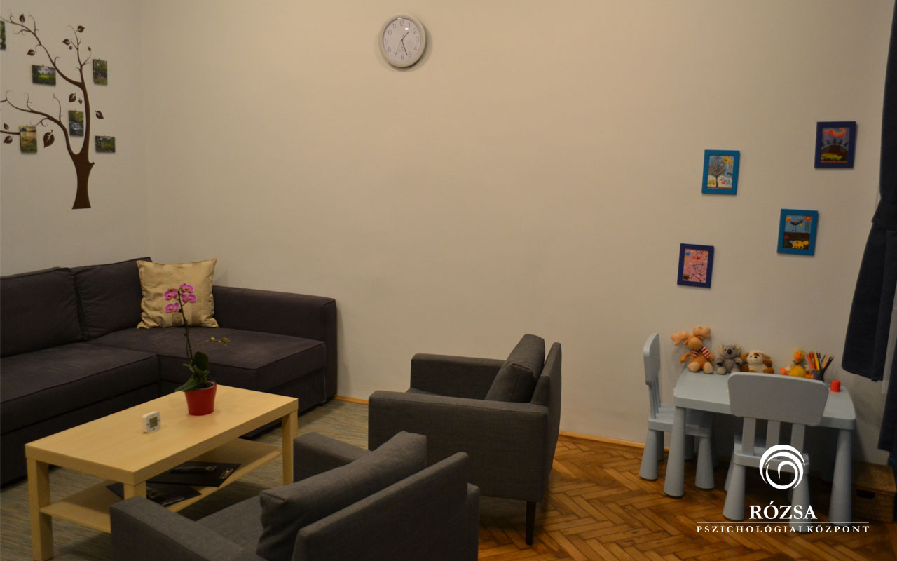Rózsa Pszichológiai Központ - Kék szoba